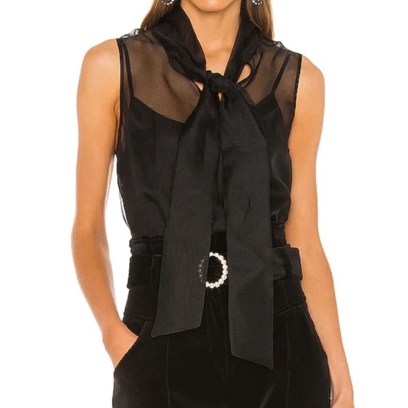 *NWT* Amanda Uprichard Imelda Top in Hot Pink (Size XS/Petite) - Picture 3 of 8